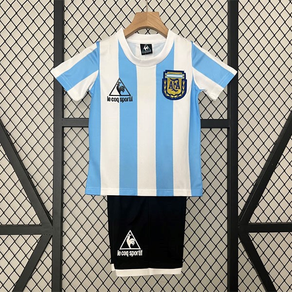 Maglia Argentina Home Retro Bambino 1986